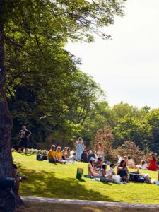Människor i Stadsparken