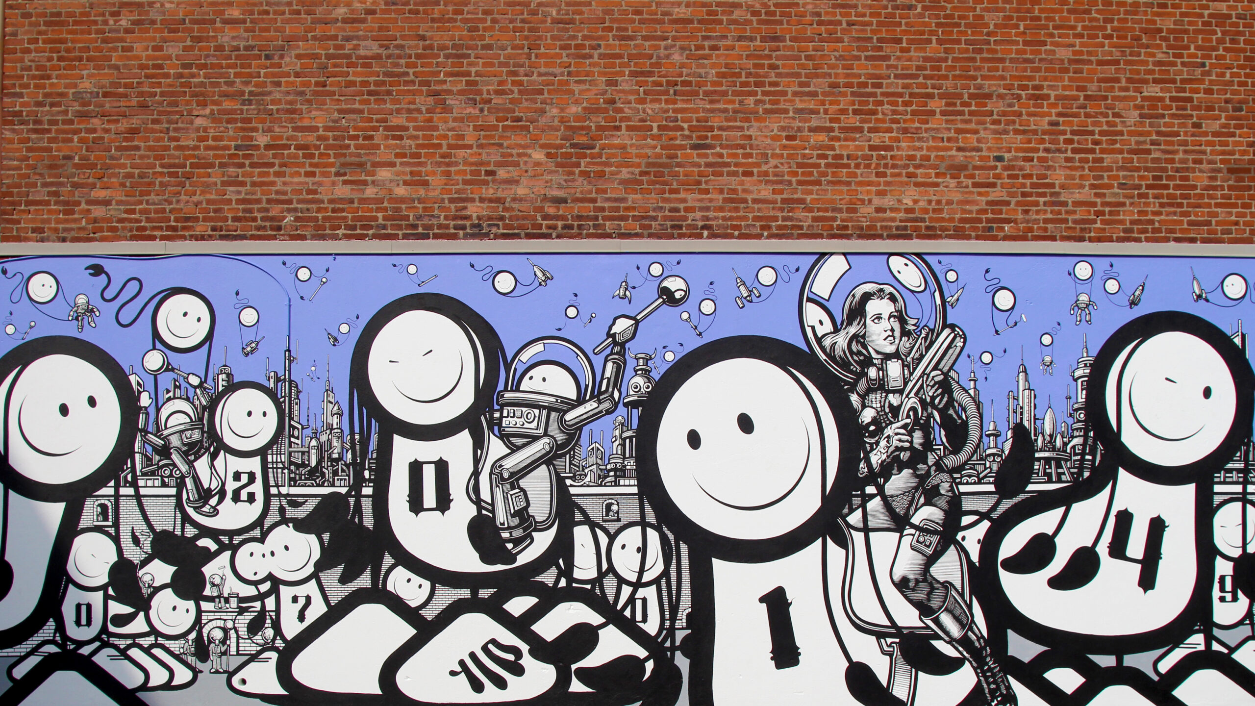 The London Police målning.